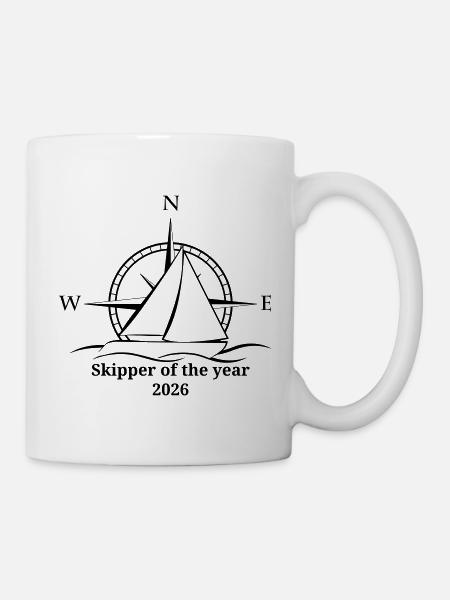 Skipper of the year 2026 - Tasse - Weiß