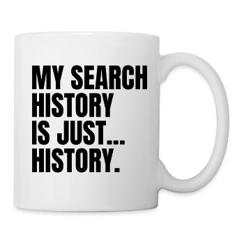 Geschichtslehrer, Historiker, Student, Hauptfach Kunst - Tasse - Weiß - Rechts