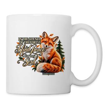 In the Silence of the Forest – Frieden für die See - Tasse - Weiß - Rechts