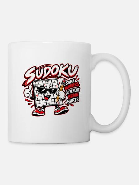 Sudoku - Tasse - Weiß