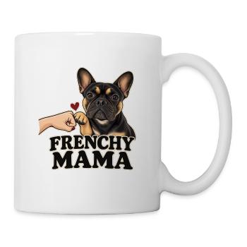 Frenchi Mama – Französische Bulldogge - Tasse - Weiß - Rechts