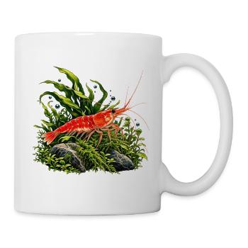 Zwerggarnele - Tasse - Weiß - Rechts