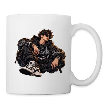 Midnight Streetwear Rebel - Tasse - Weiß - Rechts