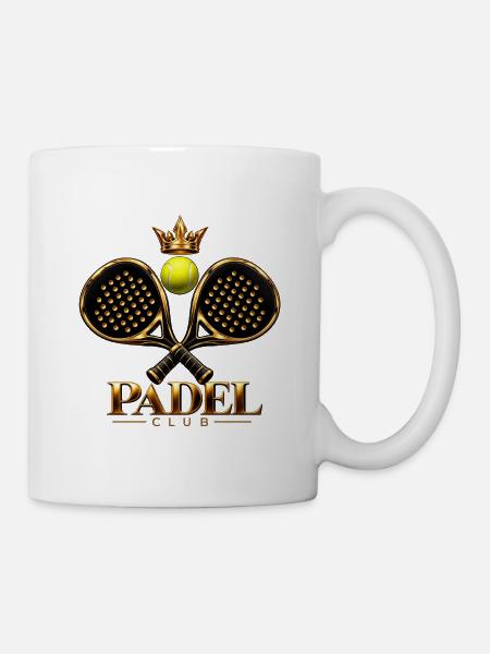 Königliches Padel Club Logo - Tasse - Weiß