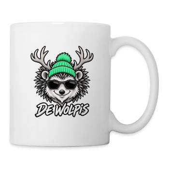 De Wolpis Igel Winterlook - Tasse - Weiß - Rechts