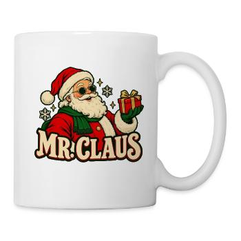 Mr Claus Geschenkheld - Tasse - Weiß - Rechts