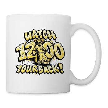 Watch 1200 Your Back Graffiti - Tasse - Weiß - Rechts