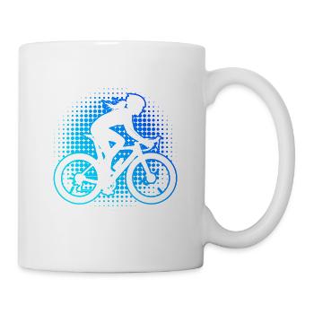 Strassenradsport Geschenkidee für die Velofahrerin - Tasse - Weiß - Rechts