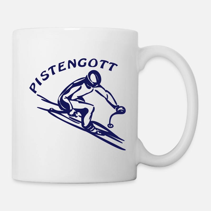 Pistengott (1) einfarbig - Tasse - Weiß