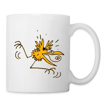 Crazy Cartoon Bird by Cheerful Madness!! online - Mug - white - Right