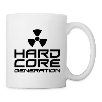 Hardcore Generation III Radio Active DE - Tasse - Weiß - Rechts