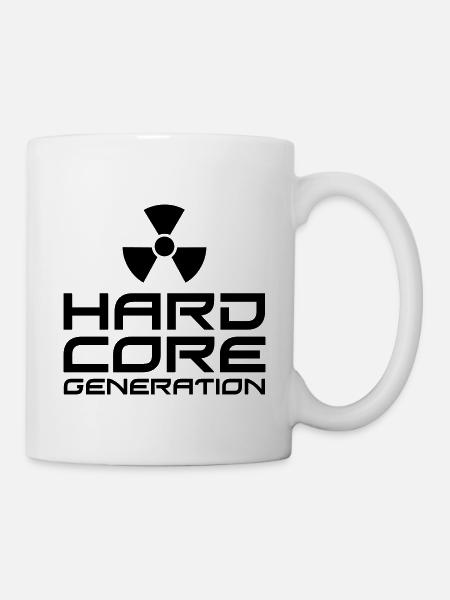 Hardcore Generation III Radio Active FR - Mug blanc - blanc