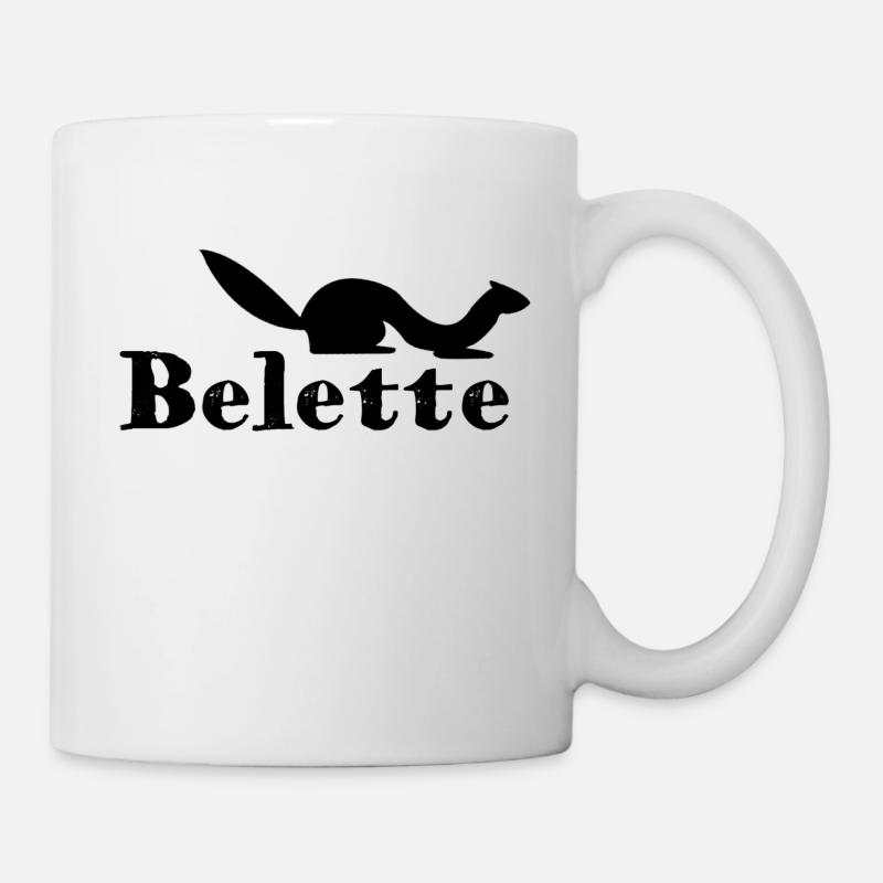 T-shirt Belette simple - Mug blanc - blanc