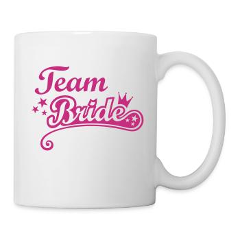 Team Braut JGA Junggesellinnenabschied Party - Tasse - Weiß - Rechts