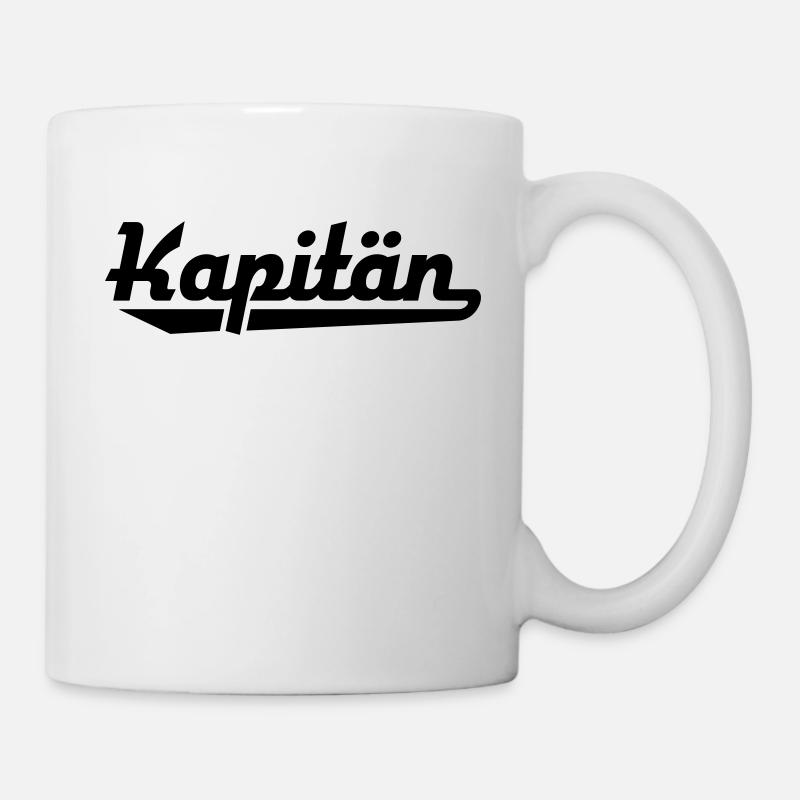 Kapitän - Tasse - Weiß