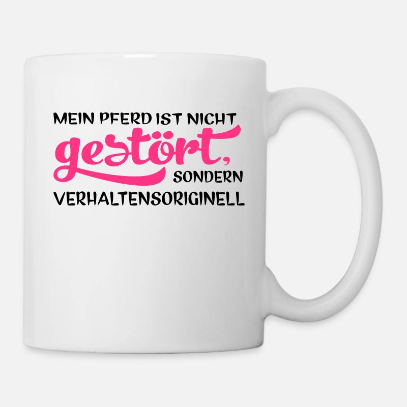 Pferd - Tasse - Weiß