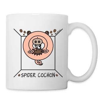 Spider Cochon, Homer Citations drôles - Mug blanc - blanc - Droite