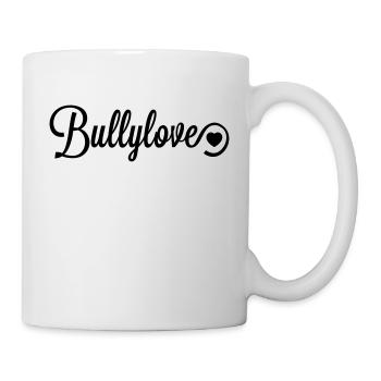 Bullylove mit Herz 2 - Tasse - Weiß - Rechts