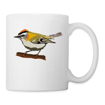 Sommergoldhähnchen - Tasse - Weiß - Rechts