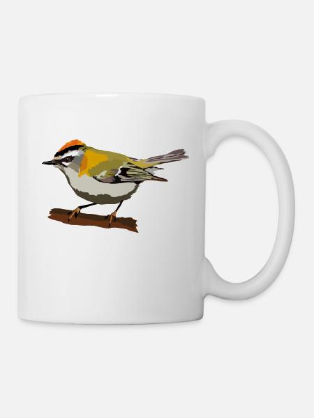 Sommergoldhähnchen - Tasse - Weiß