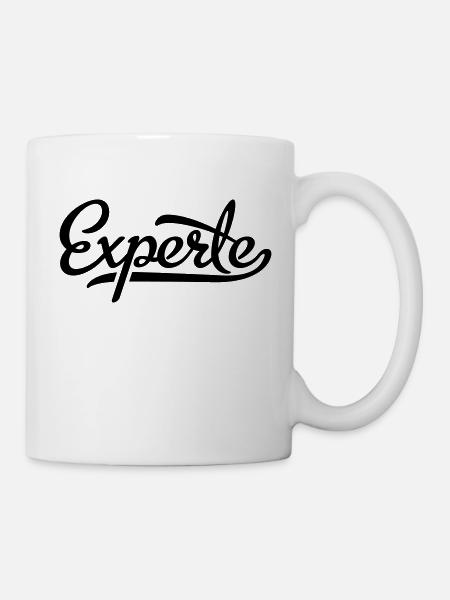Experte - Tasse - Weiß
