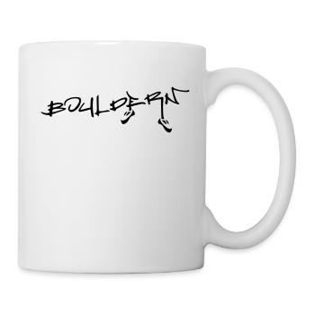 Bouldern - Tasse - Weiß - Rechts