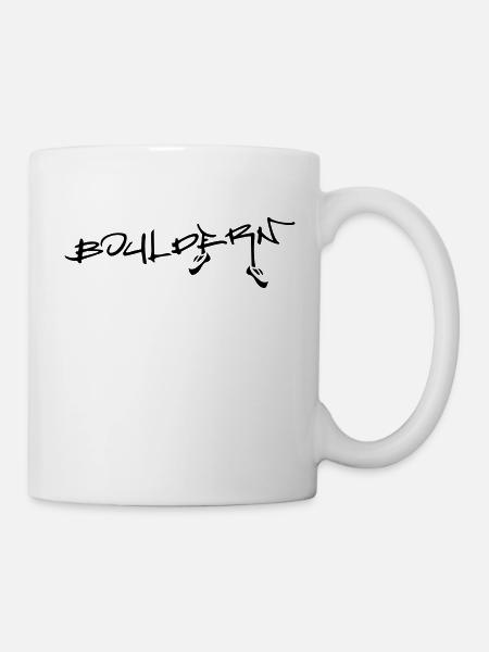 Bouldern - Tasse - Weiß