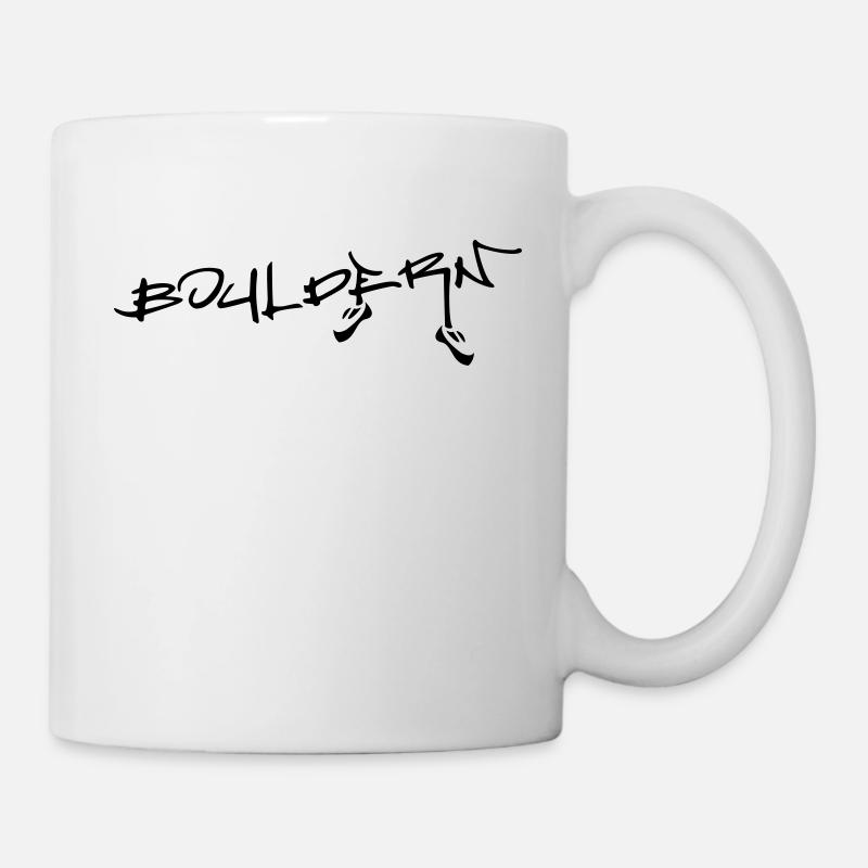 Bouldern - Tasse - Weiß