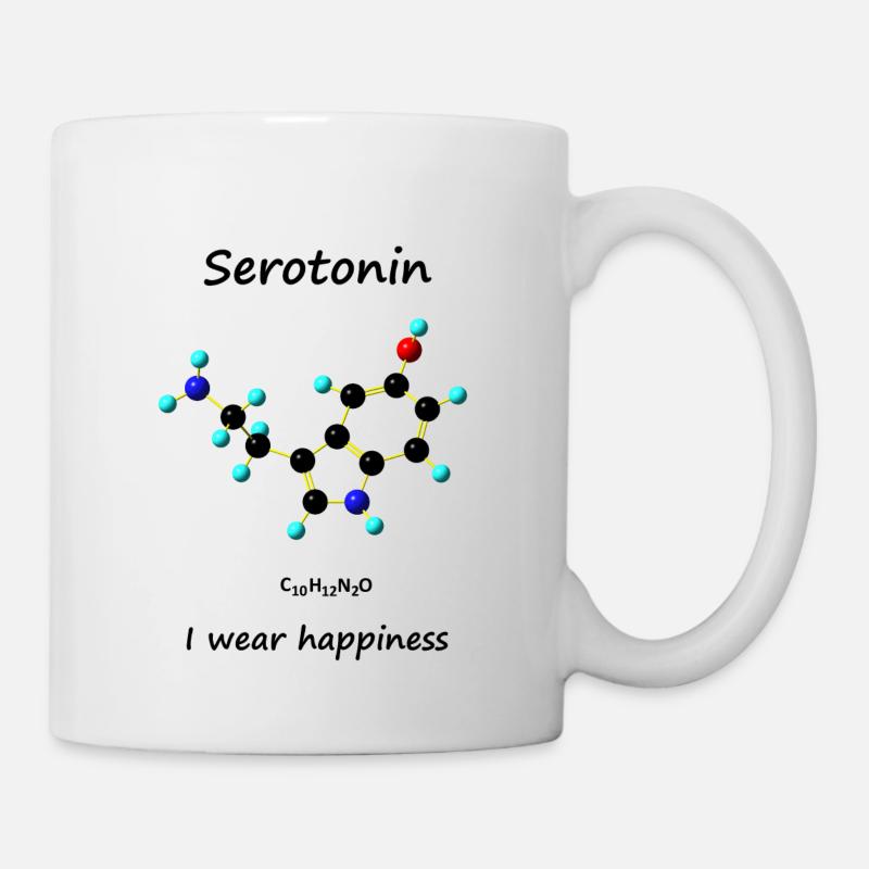 Serotonin - Tasse - Weiß