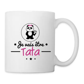 Future tata,bientôt tante - Mug blanc - blanc - Droite