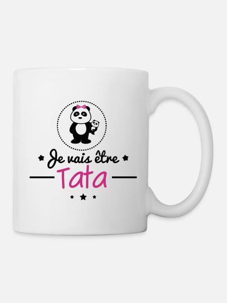 Future tata,bientôt tante - Mug blanc - blanc