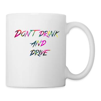 rainbow Don t drink and drive - Mug - white - Right