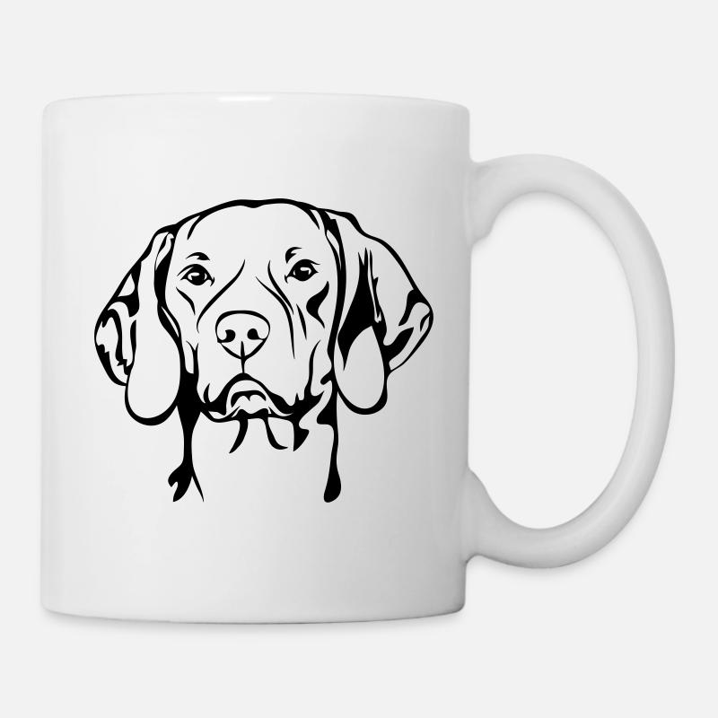 MAGYAR VIZSLA Jagdhund Jagdhunde Wilsigns Hunde - Tasse - Weiß