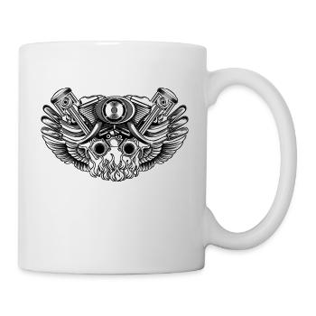 Motor - Tasse - Weiß - Rechts