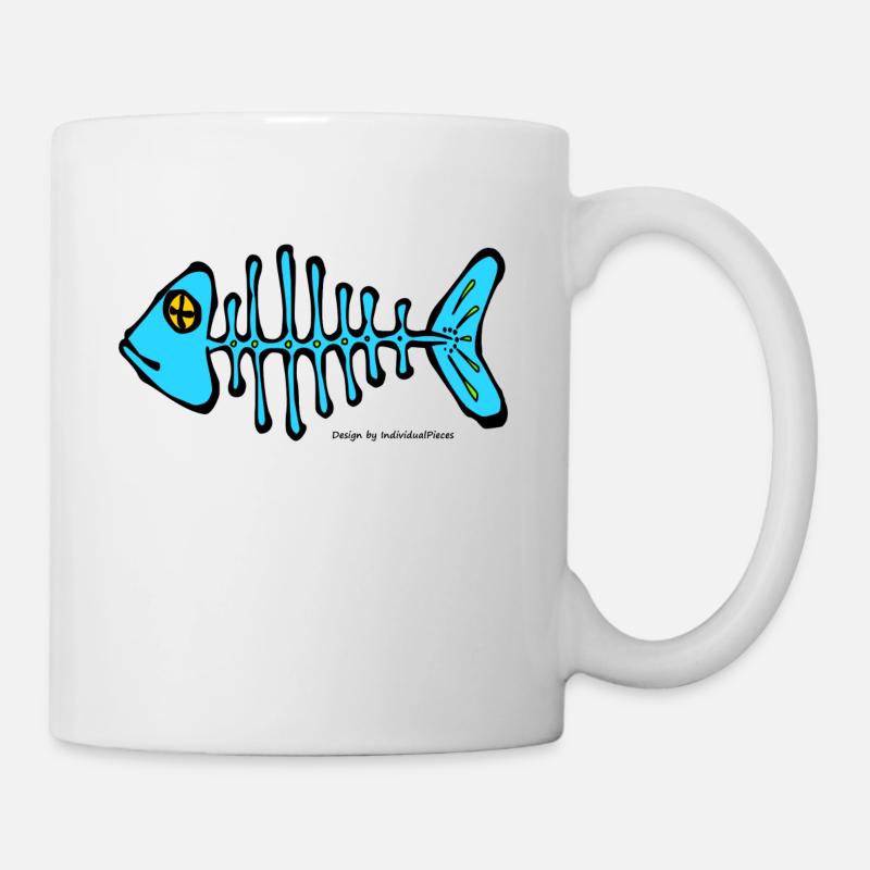 arête de poisson - Mug blanc - blanc