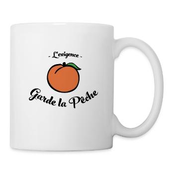 Garde la pêche - Mug blanc - blanc - Droite