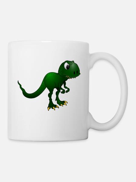 dino - Tasse - Weiß