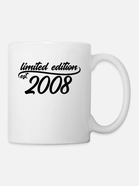 Limited Edition est 2008 - Tasse - Weiß