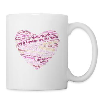 Herz - Tasse - Weiß - Rechts