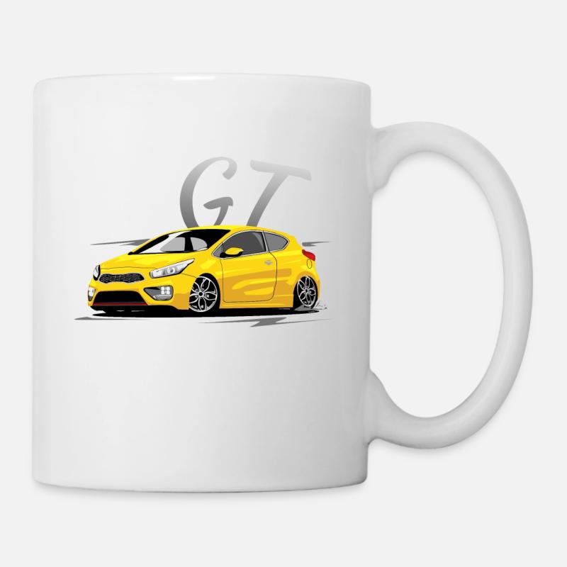 Ceed GT gelb - Tasse - Weiß