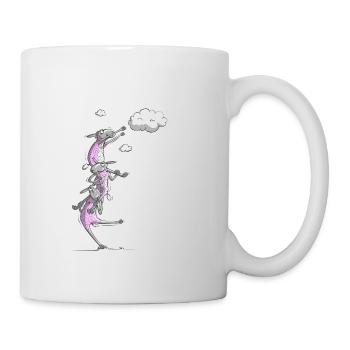 Nuage pure laine - Mug blanc - blanc - Droite