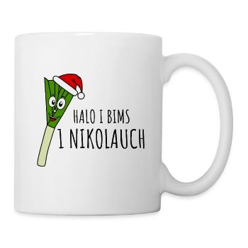 Halo I bims 1 Nikolauch - Mug blanc - blanc - Droite