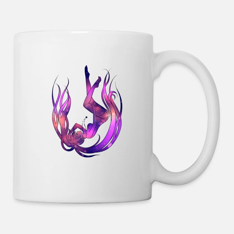Tombé Anime Space Girl - Mug blanc - blanc