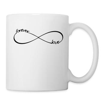 Forever Love Unendlichkeit Symbol 8 - Tasse - Weiß - Rechts