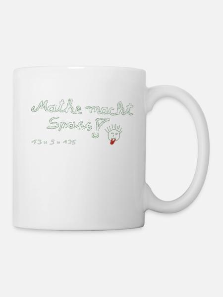 Mathe macht Spass ! - Tasse - Weiß