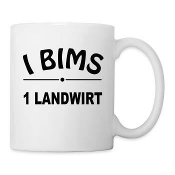 I BIMS 1 LANDWIRT - Tasse - Weiß - Rechts