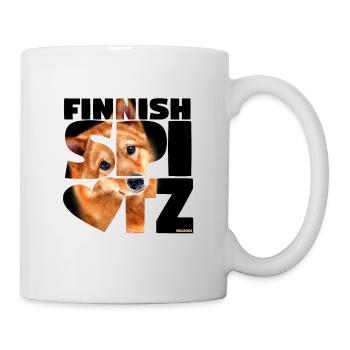 NASSU Finnischer Spitz 02 - Tasse - Weiß - Rechts