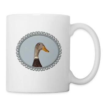 Laufente im rahmen - Tasse - Weiß - Rechts