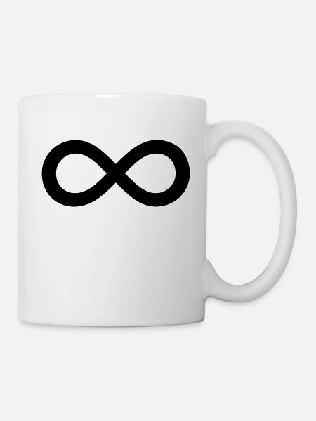 unendlich - Tasse - Weiß