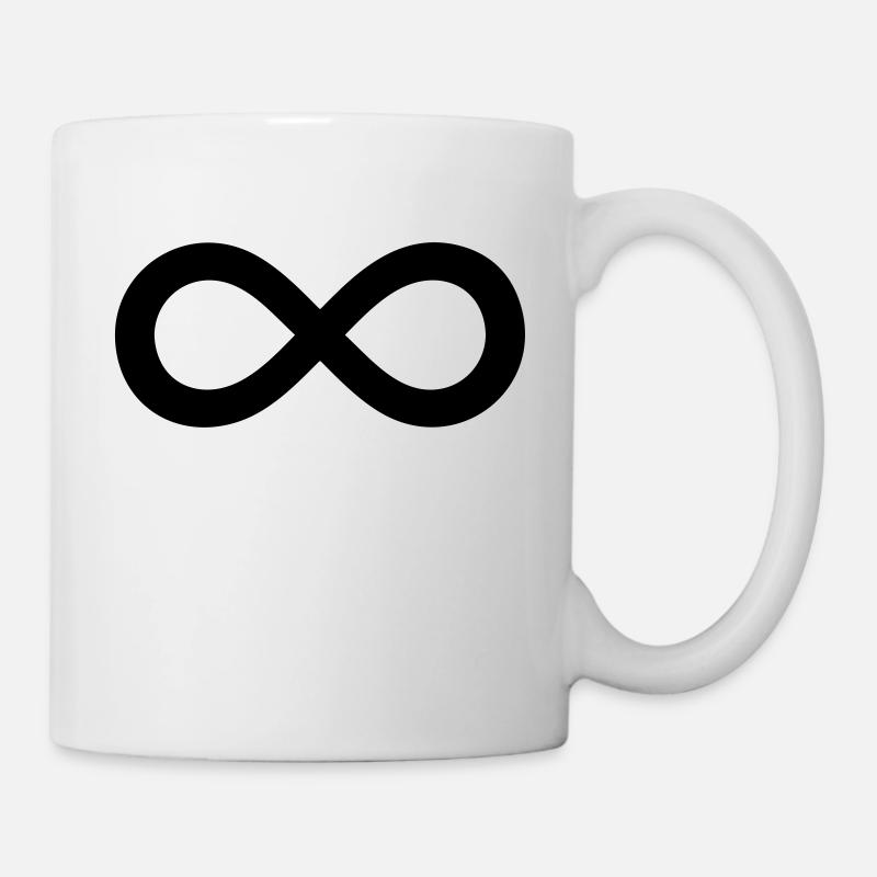 unendlich - Tasse - Weiß